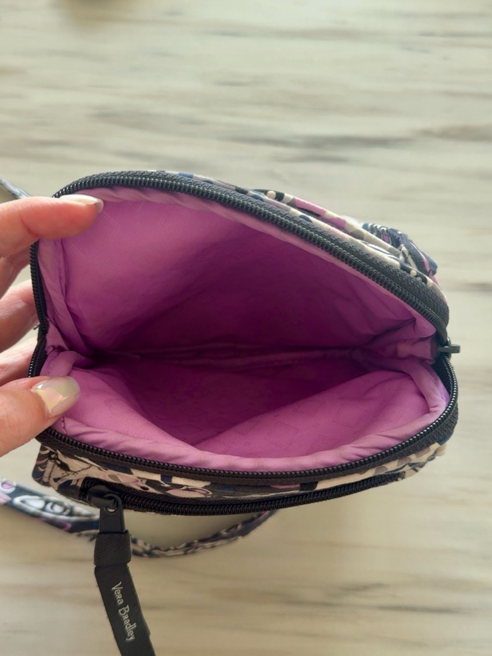 VERA BRADLEY MINI HIPSTER CROSSBODY BAG - Picture 6 of 7